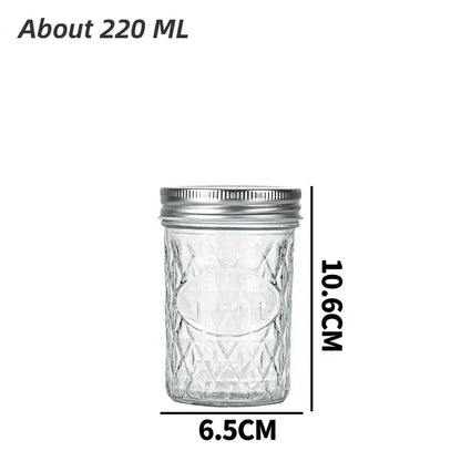 Canning Jars With Food grade safe metal Lids