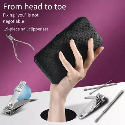 19Pcs Professional Nail Tools