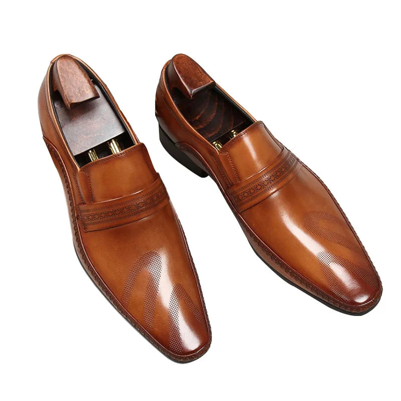 European Style Platform Men Formal Shoes