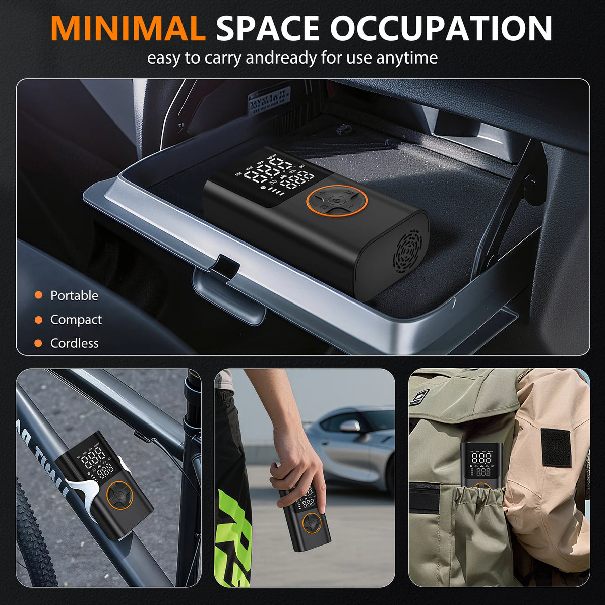 Portable Air Pump Set with Power Bank