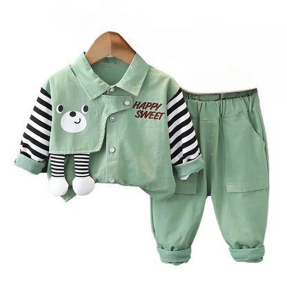 Baby Boy Jacket Pants 2Pcs Set