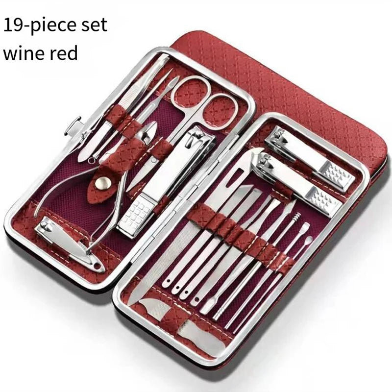 19Pcs Professional Nail Tools