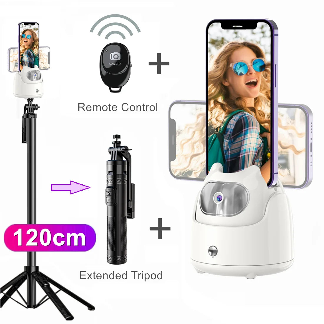 360° Rotation Automatic Face Tracking Gimbal