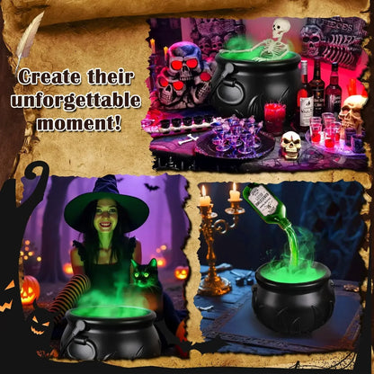 Halloween Witch Cauldron with LED Light