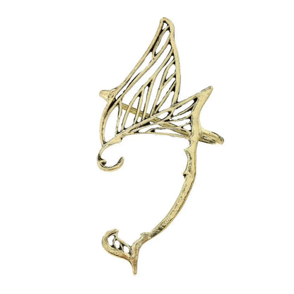 Sweet Antique Gold Color Elf Ear Clip Alloy