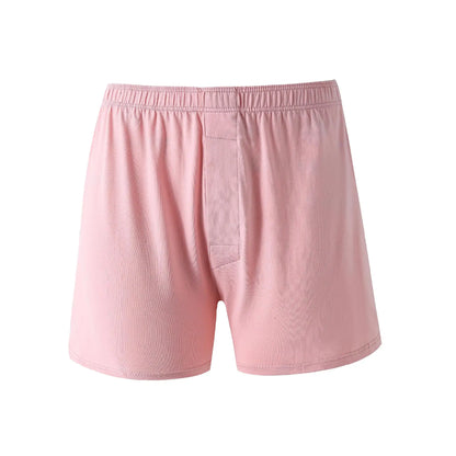 Mens Breathable Cotton Sleeping Shorts