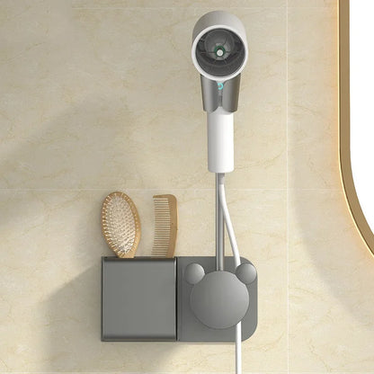 Wall Mounted Hair Dryer Holder