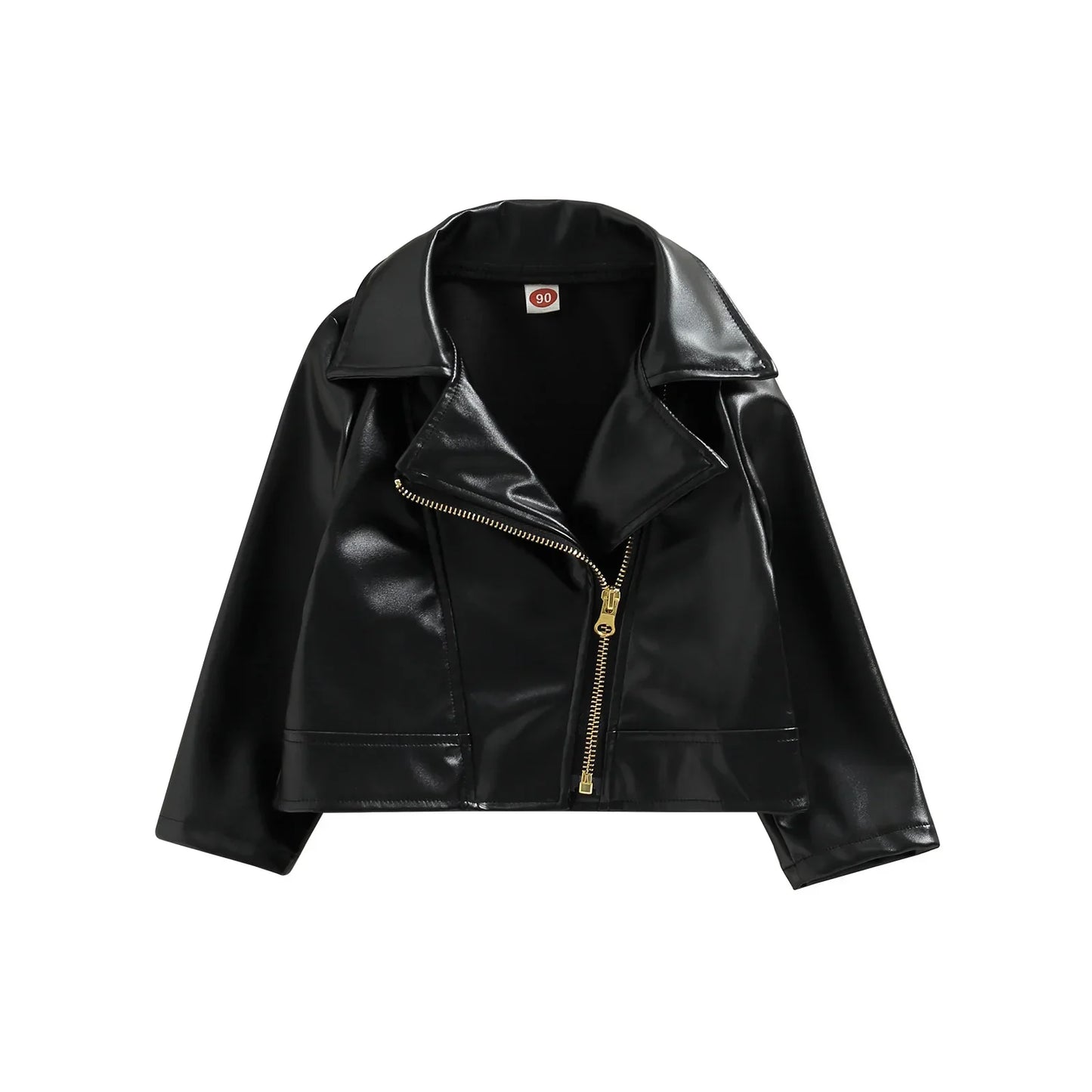 Baby Unisex PU Leather Jacket