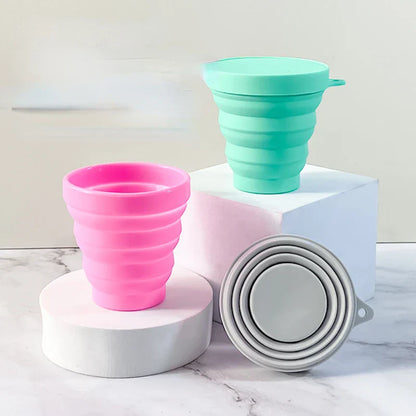 Mini Retractable Silicone Teacup