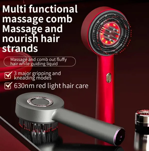 Electric Scalp Massager with Red Light