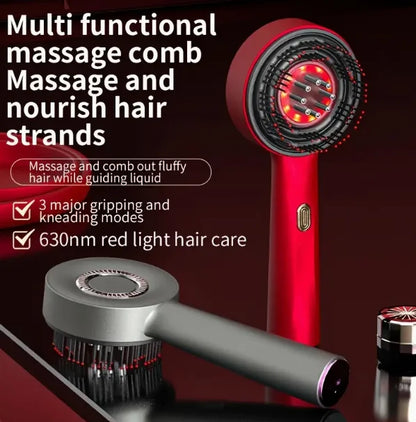 Electric Scalp Massager with Red Light