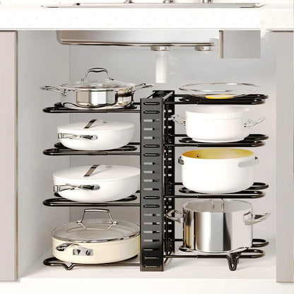 5/8 Tiers Pan Pot Organizer Rack