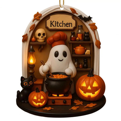 Warm Spooky Halloween Ornaments