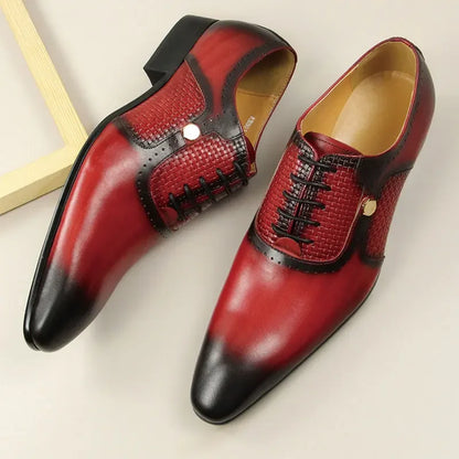 Business Leather Lace-Up shoes - MONLANE