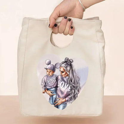 Canvas Tote Thermal Lunch Bag