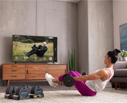 Adjustable Dumbbells Set 10-50 lbs