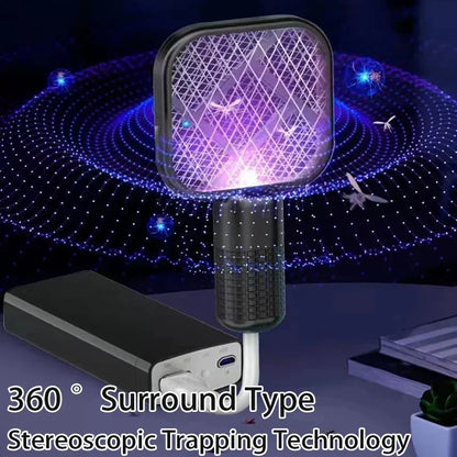 Portable USB Electric Mosquito Swatter with UV Light