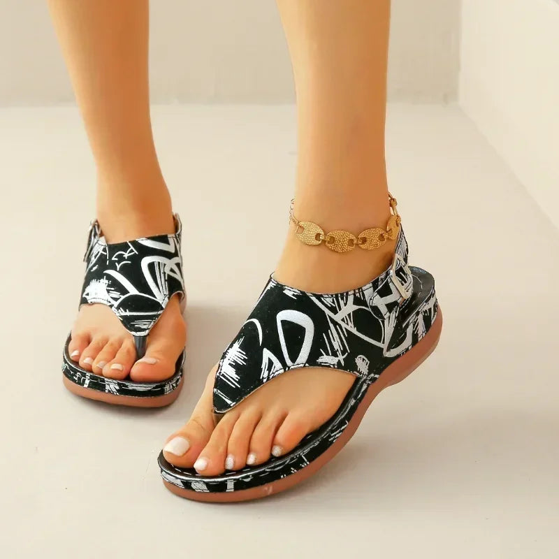 Women's Retro Orthopedic Wedge Platform Sandals