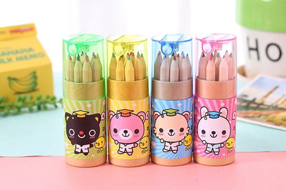 12 Color Pencil Crayon Set