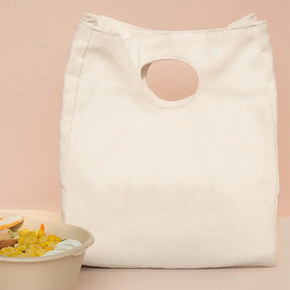Canvas Tote Thermal Lunch Bag