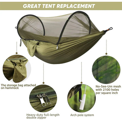 WESTTUNE Outdoor Camping Hammock with Net