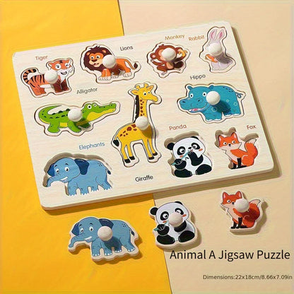 Montessori geometry puzzle board