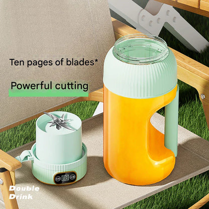 Dual Lids Fresh Juicer