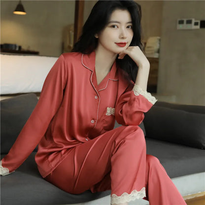 Satin Pajamas Set