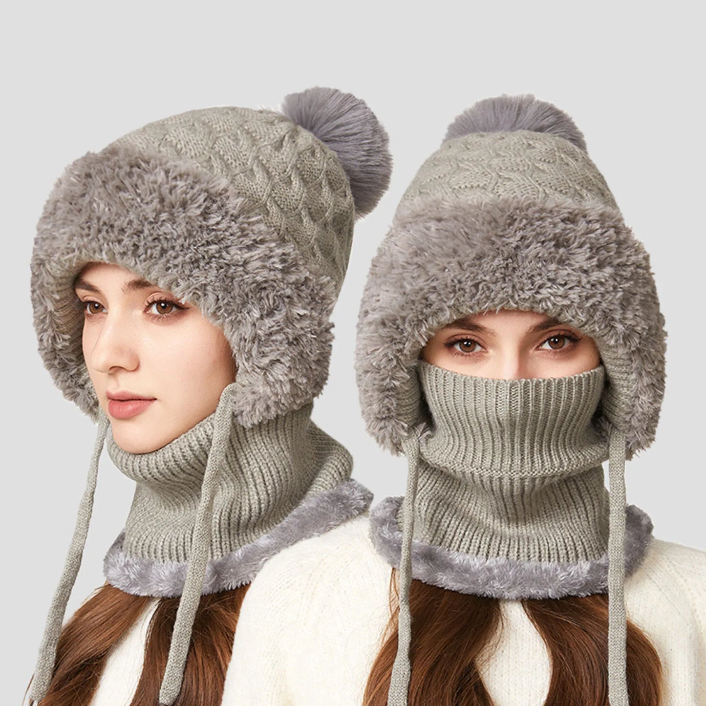 Windproof Winter Knitted Hat