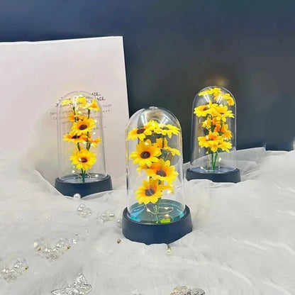 small sunflower plastic set