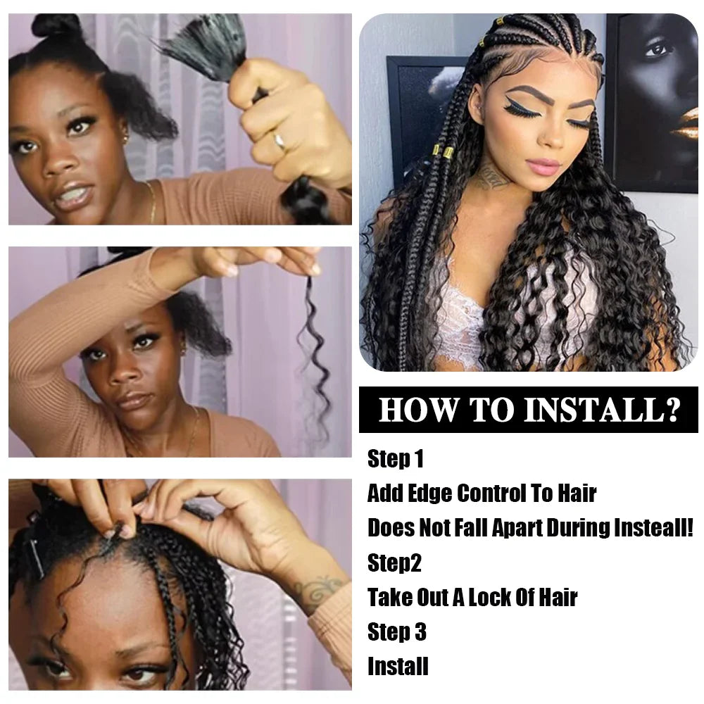 Human Braiding Hair for Boho Braids