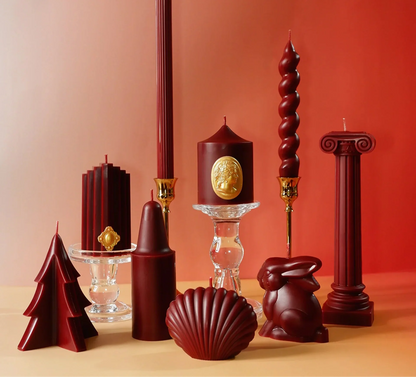 French Vermilion Aromatherapy Candles