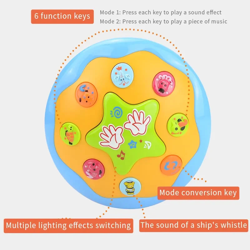 Baby tummy time toy- Ocean Rotating Projector