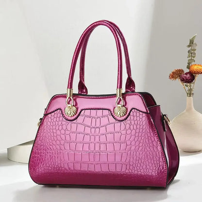 Large-capacity Embossed Handbag