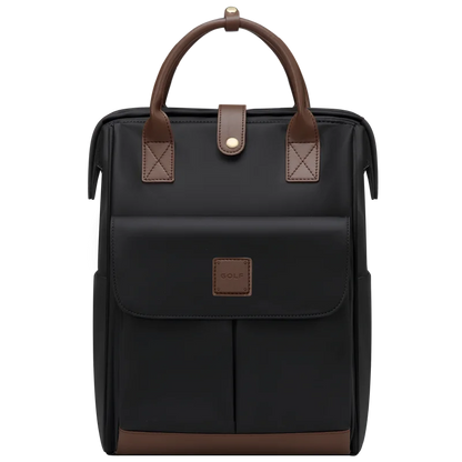 Women's laptop backpack in black