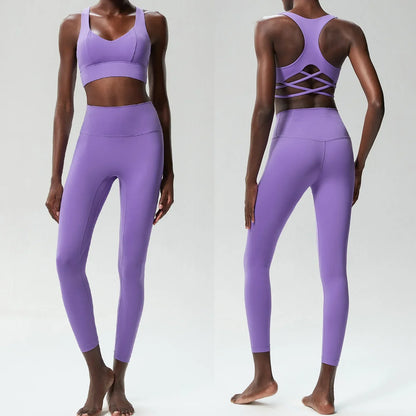 Two Pieces Buttery Soft Gym Suit