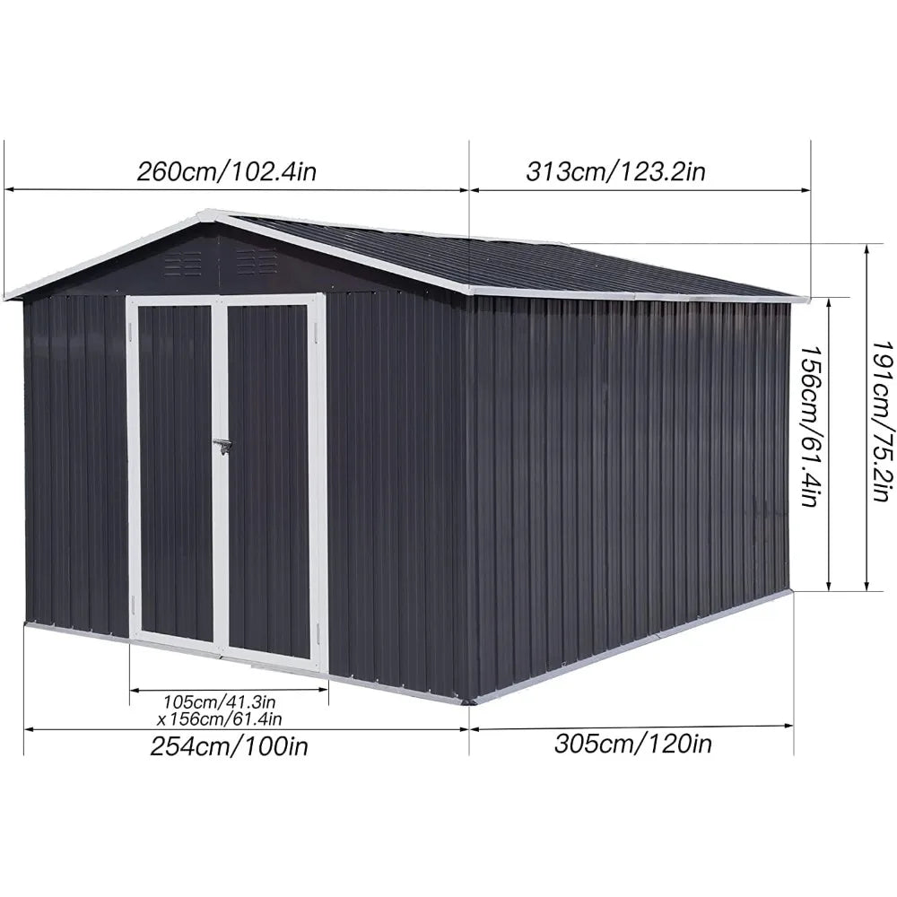 Metal Outdoor Storage Storage shed