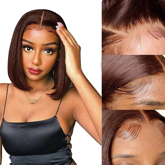 Bob Lace Front preplucked wig