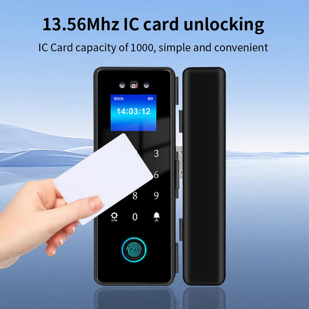 3D Face Recognition Smart Glass Lock