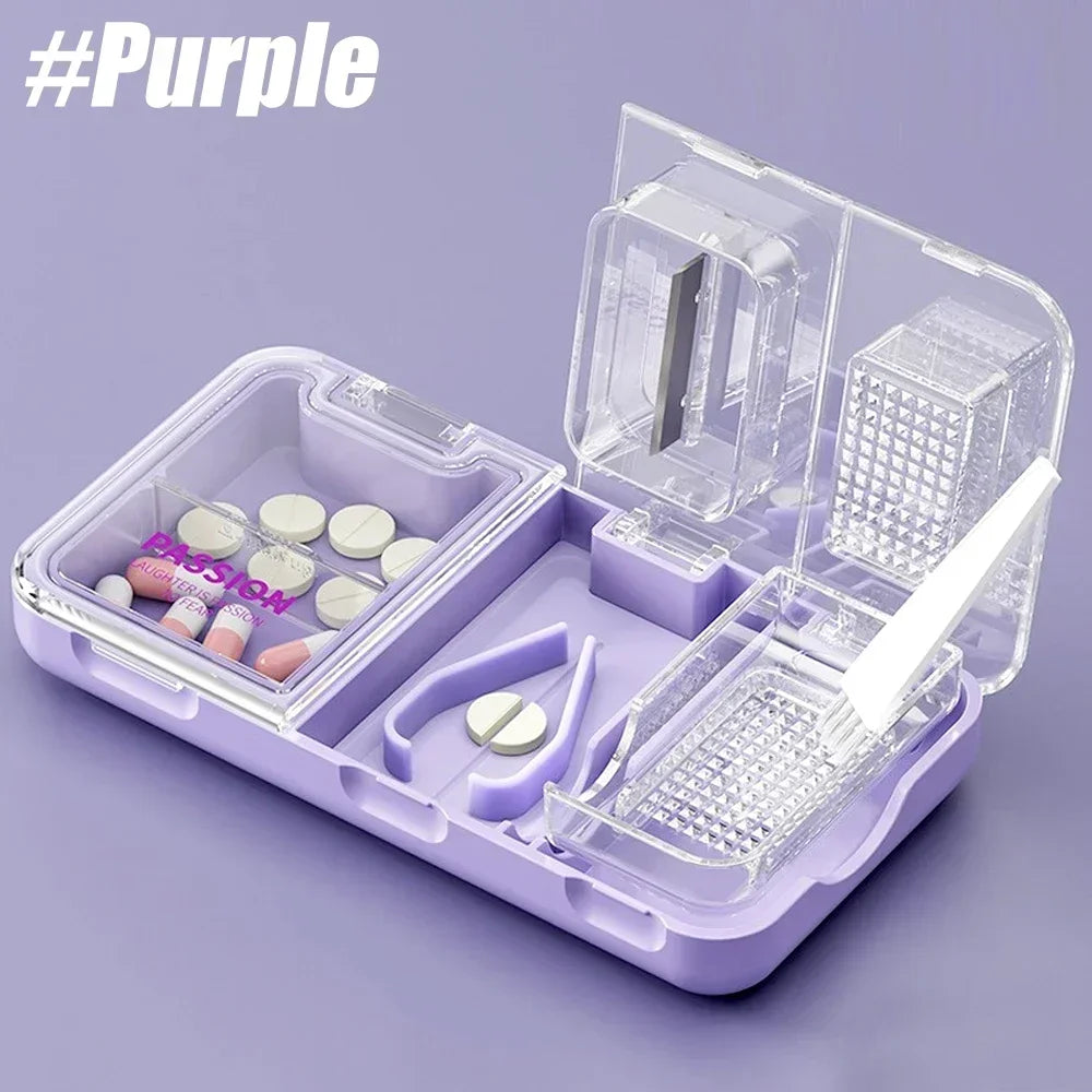 3 in 1 Pill Cutter & Storage