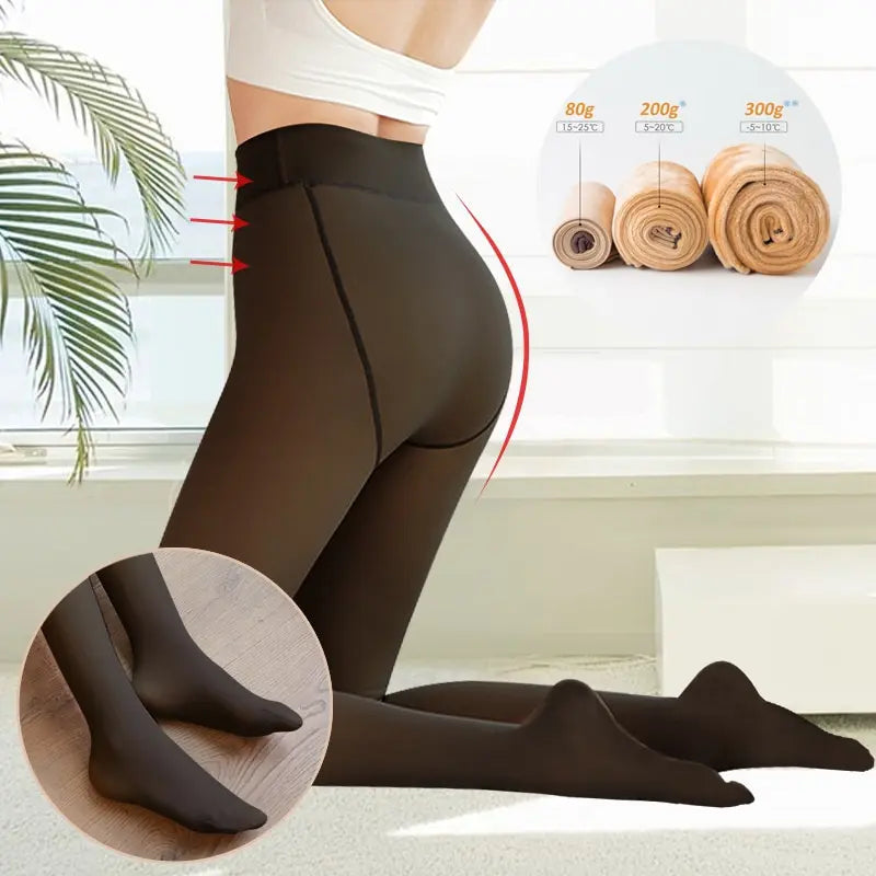 Thick Fleece Thermal Stockings