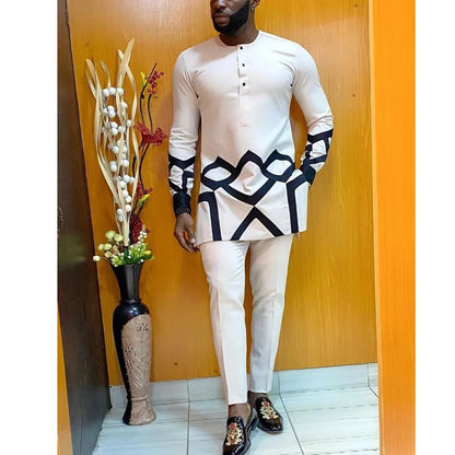African Ethnic Style Men's Suit
