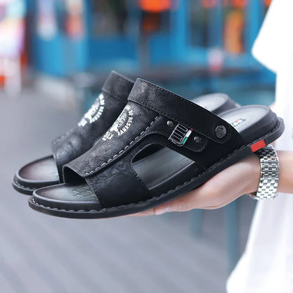 Men Casual Leather Sandals