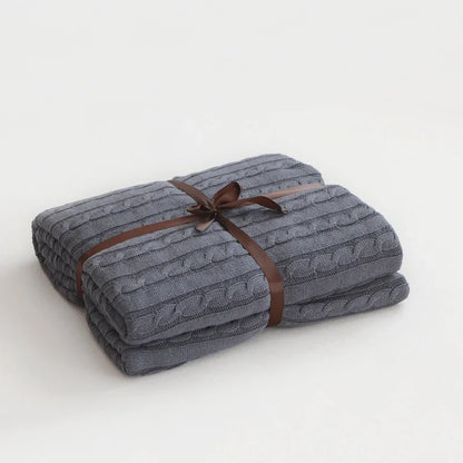 Cotton Knitted Blanket