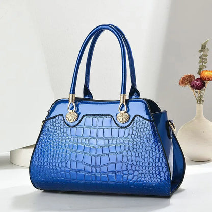 Large-capacity Embossed Handbag