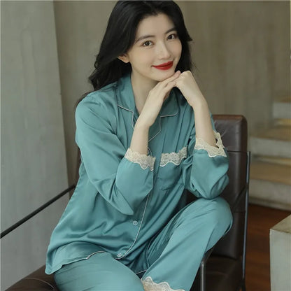 Satin Pajamas Set