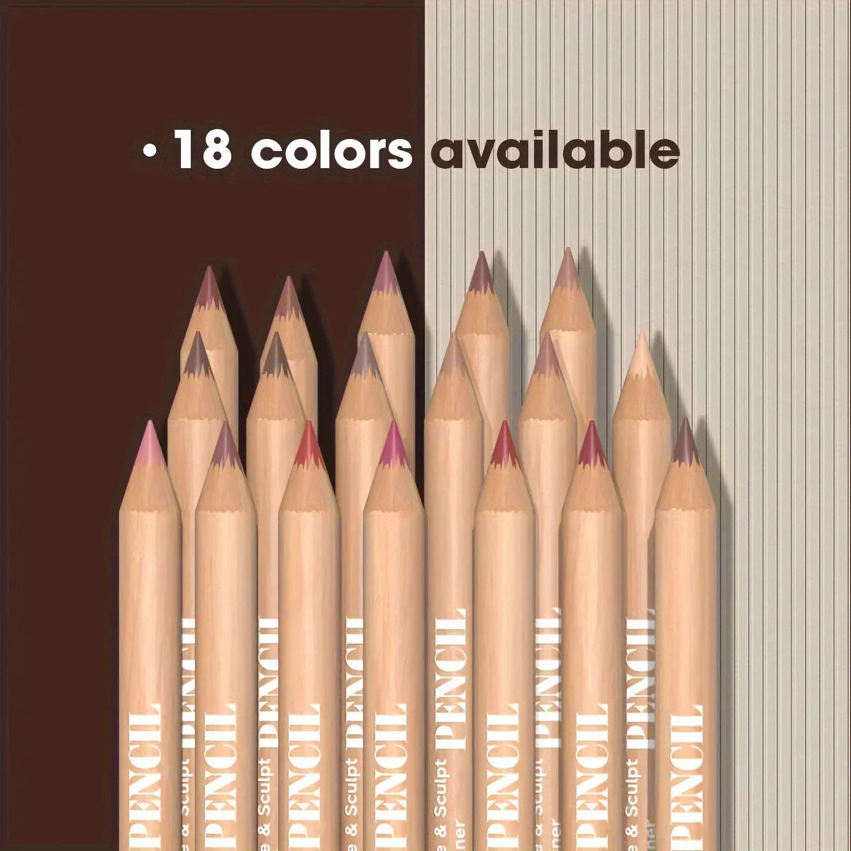 6pcs Velvet Matte Lip Liner Set