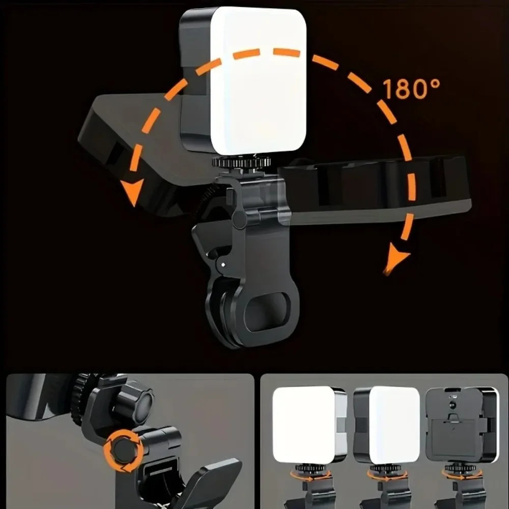 Mini 180 Degree Rotation Clip-on LED Light