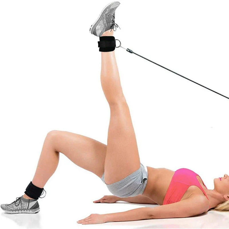 Padded Ankle Cuffs for Leg Exercise