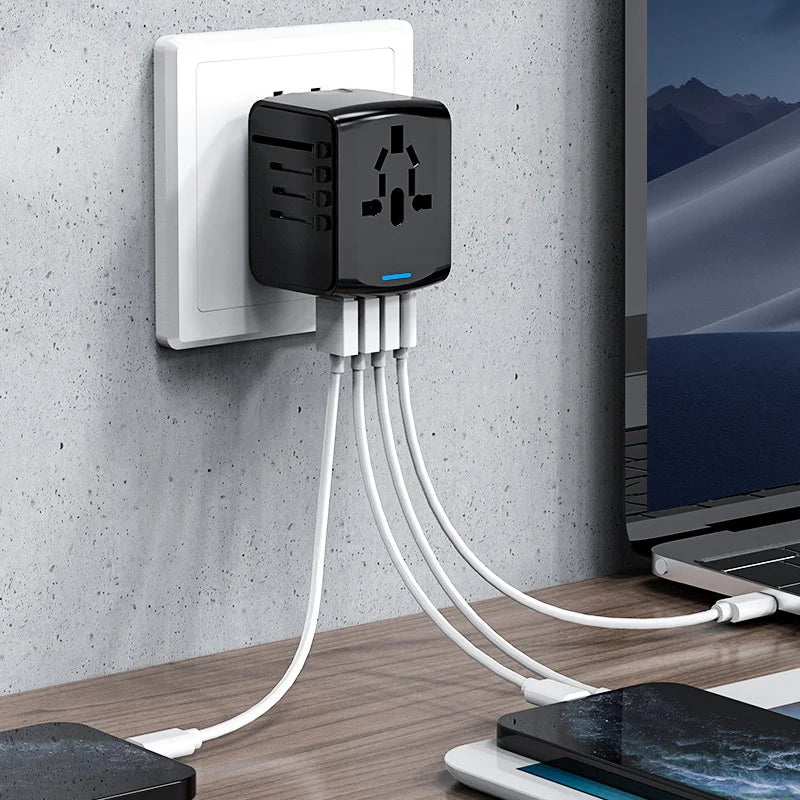 4-plug travel charger, view 5